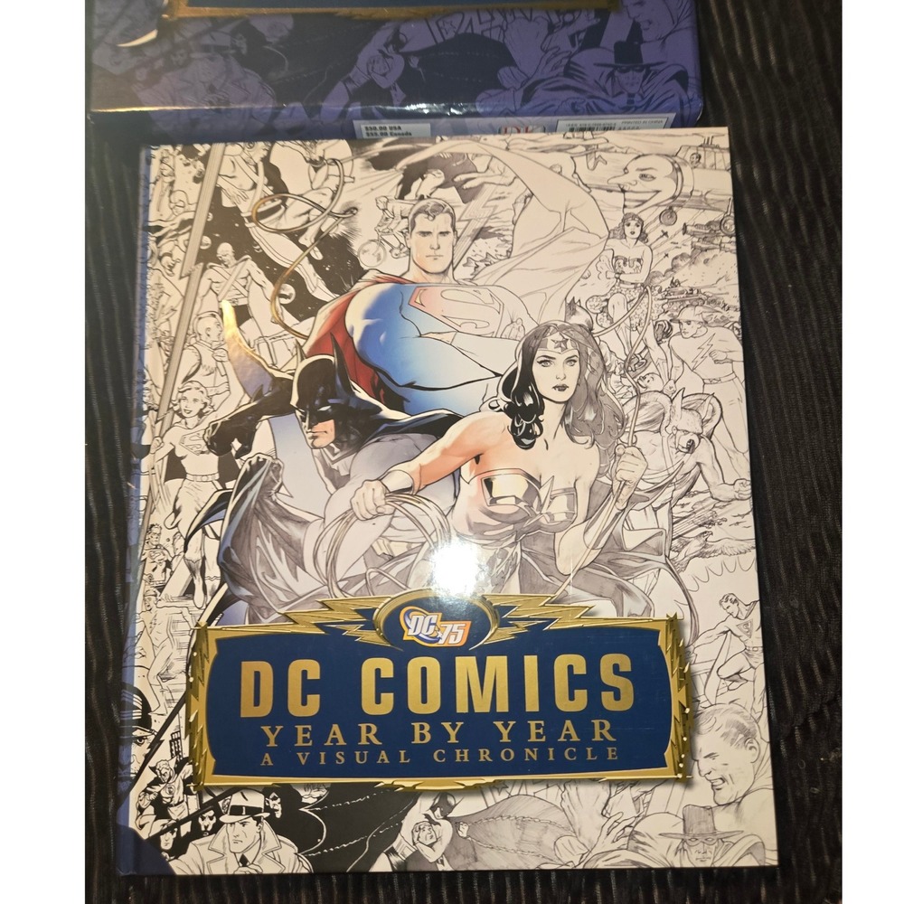 DC Comics Year By Year A Visual Chronicle Hardcover Book with Slipcase DK 2010
